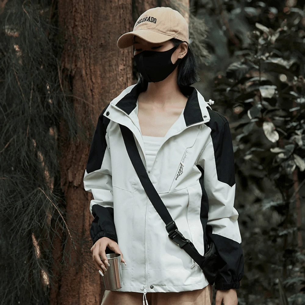 2025春季新款单层夹克风衣外套防风防水防刮耐磨男女1818