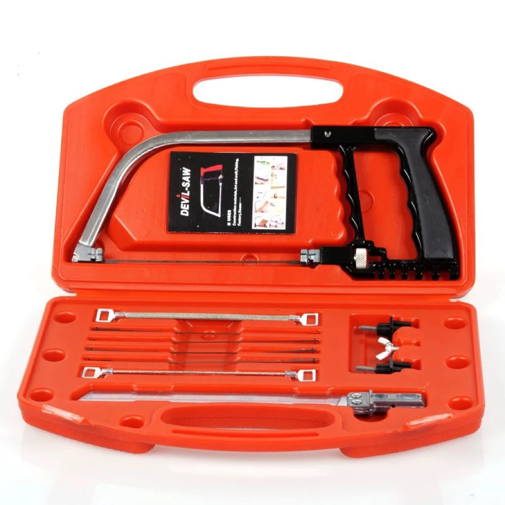 手工迷你锯曲线钢锯陶瓷玻璃任意转向切割 多功能锯子工具包邮