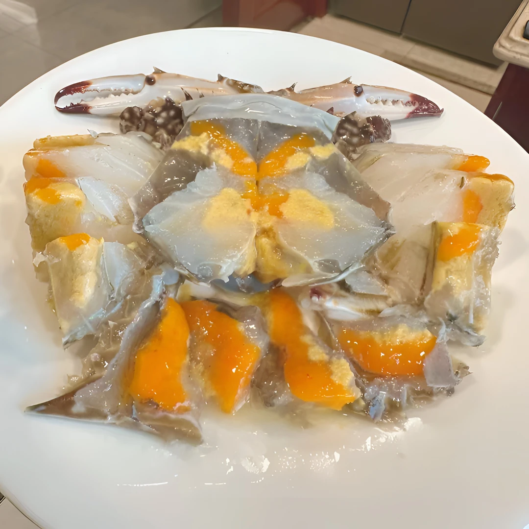 【阿儿海鲜】舟山生腌呛蟹淡红膏炝蟹腌制3-4两左右/只下饭开袋即食