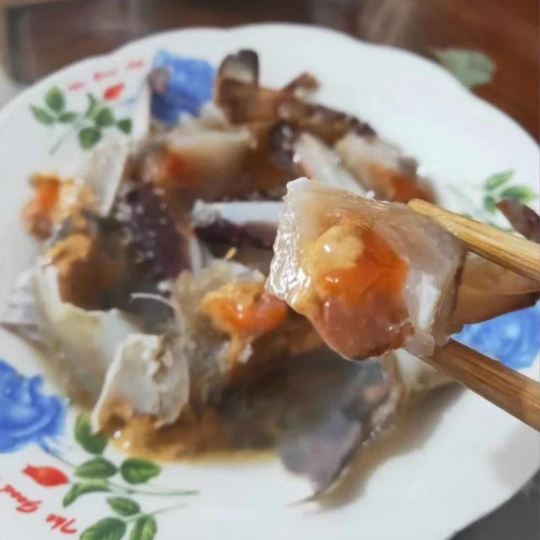【直播专享】舟山淡红膏呛蟹腌制梭子蟹4-6两/只生食下饭江浙沪包邮