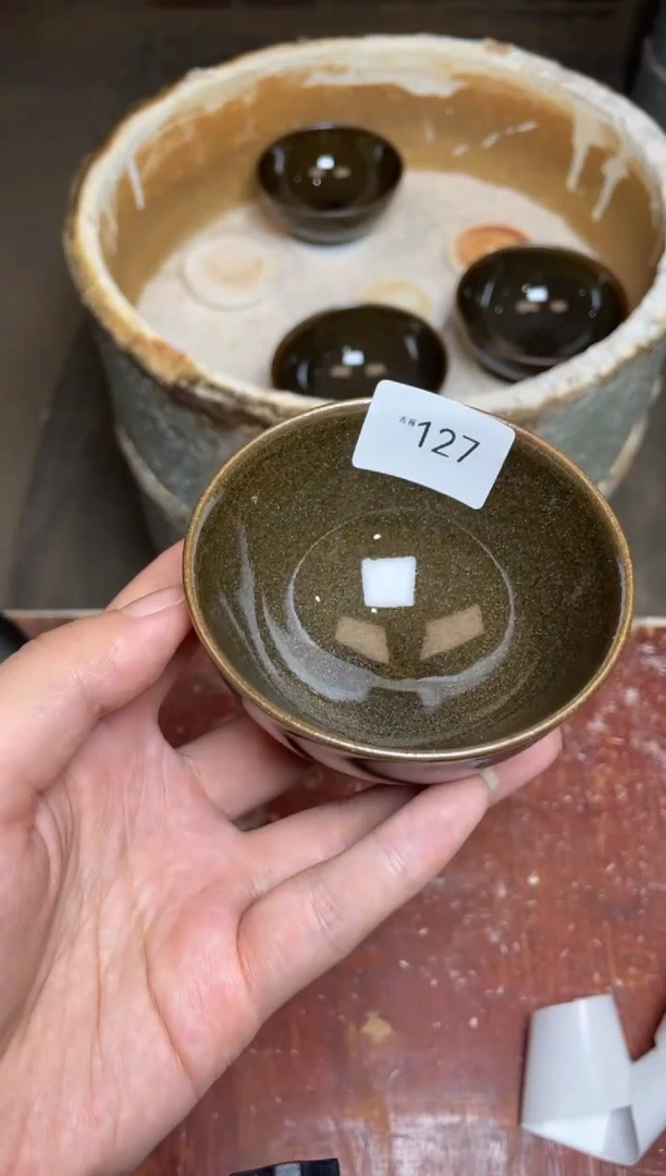 【闪购商品】茶盏127  福临号建盏主人杯