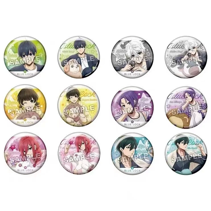 【拆包】日谷- 《蓝色监狱》蓝锁星座坐姿吧唧徽章全12种盲盒（代拆）