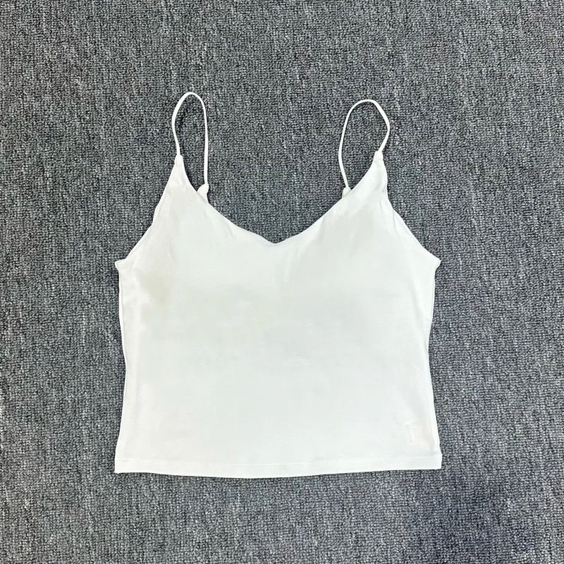 2025时尚休闲简约舒适纯色百搭瑜伽打底女士款打底美背8889569