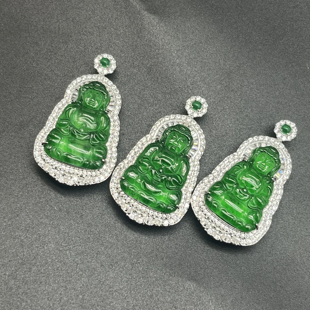 w48/7253/翡翠吊坠/多样性发货发其一