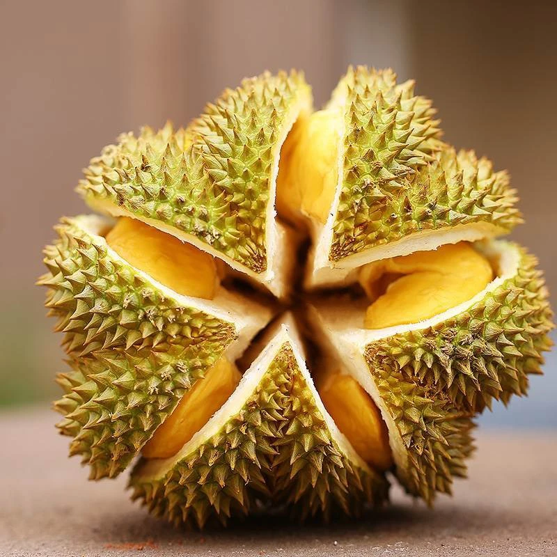 泰国金枕榴莲新鲜水果2-7斤带壳整箱包邮肉厚皮薄果香浓郁一个点