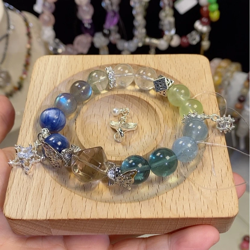 【闪购商品】水晶珠宝半成品未镶嵌艽*手围15.5