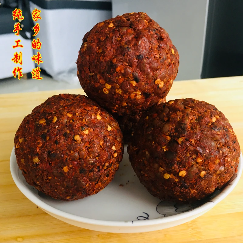 臭豆豉甘肃陇南成县豆食臭豆豉手工制作黄豆发酵不含防腐剂无添加