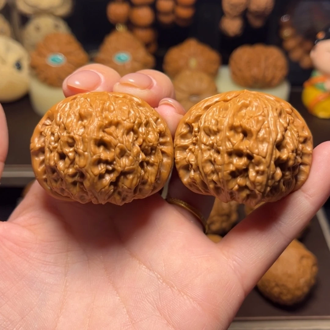 【闪购商品】文玩核桃把件河*卒43闷白