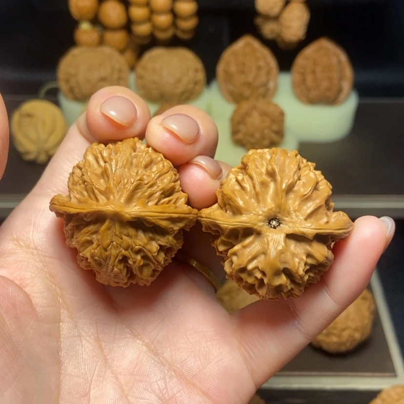 【闪购商品】文玩核桃吊坠37+苹果