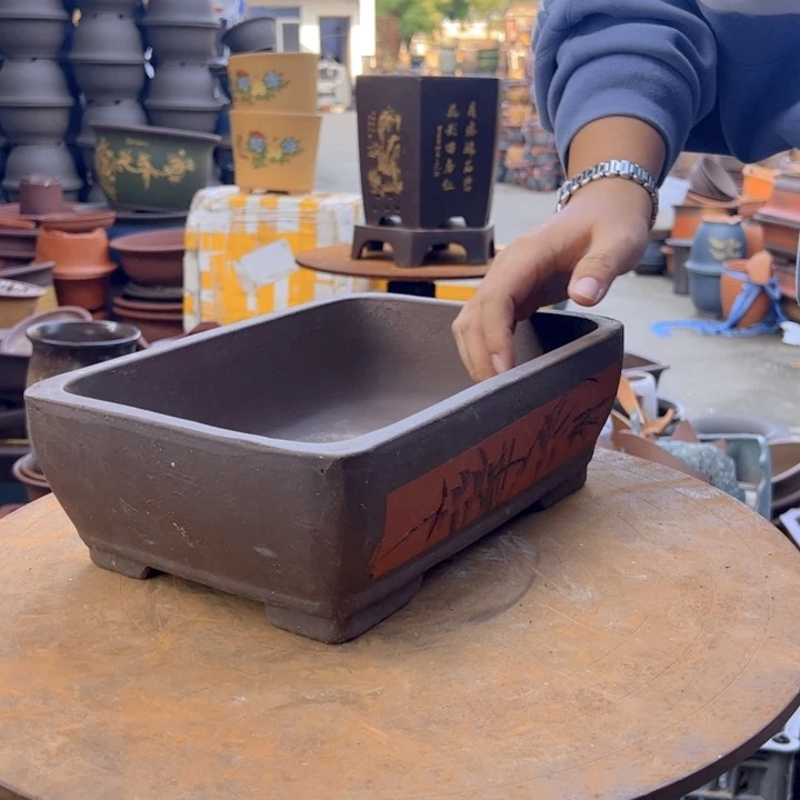 紫砂20CM（含）-50CM（不含）29红圆角马槽