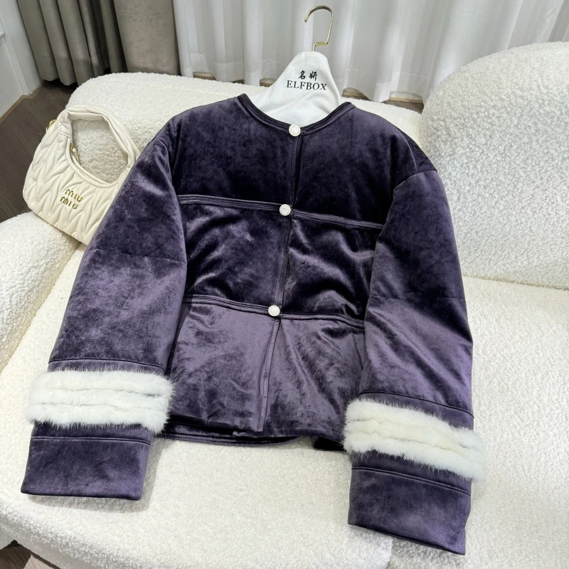 盈盈推荐《紫云》重磅来袭高阶品质保暖鹅绒服 小富婆必备款8707-2