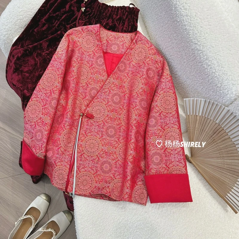 盈盈推荐《八达韵》新款宋锦秋季新中式外套 2481