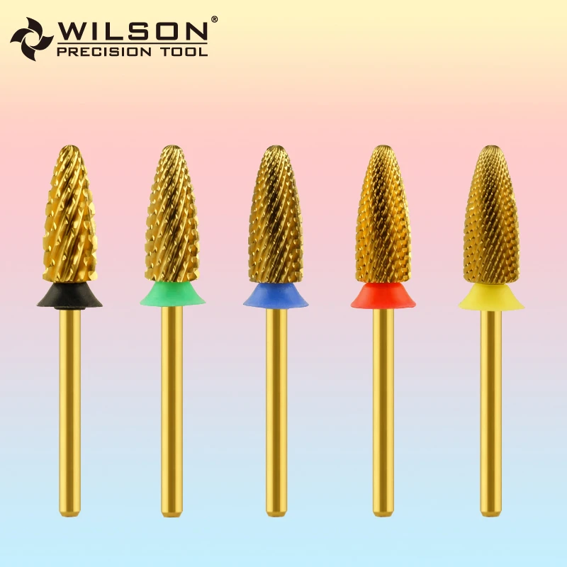 惠而顺美甲卸甲6.0火炬状玉米升级版氮化钛双双向卸甲卸甲打磨头