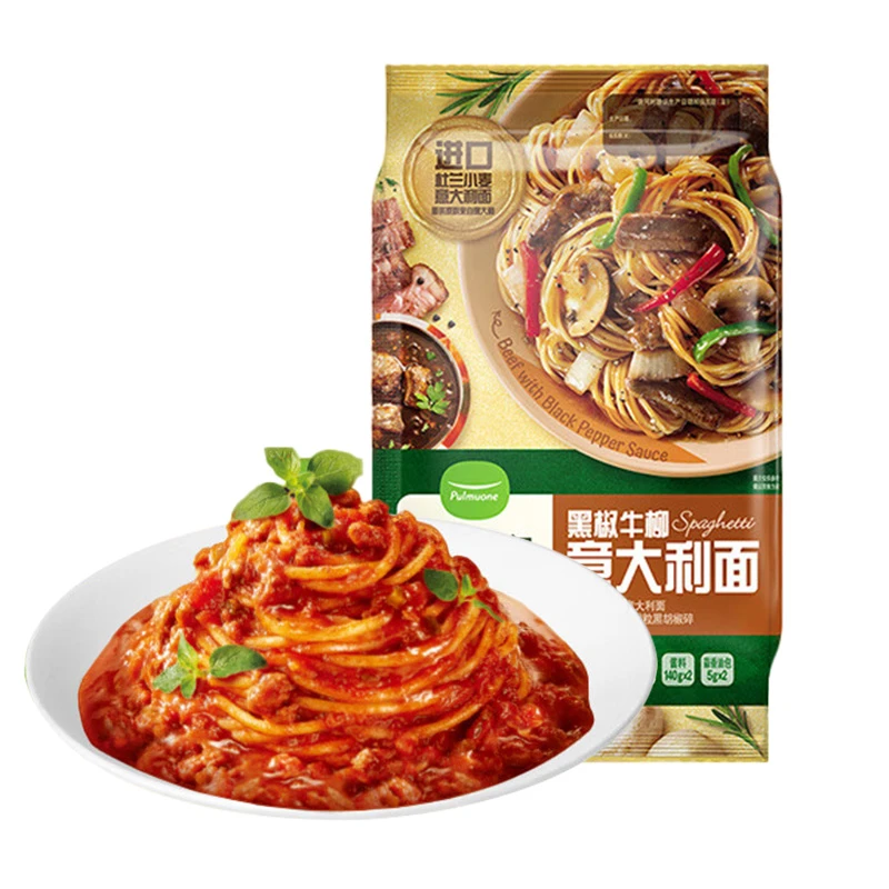 Pulmuone/圃美多黑椒牛柳意大利面570g/包 意面