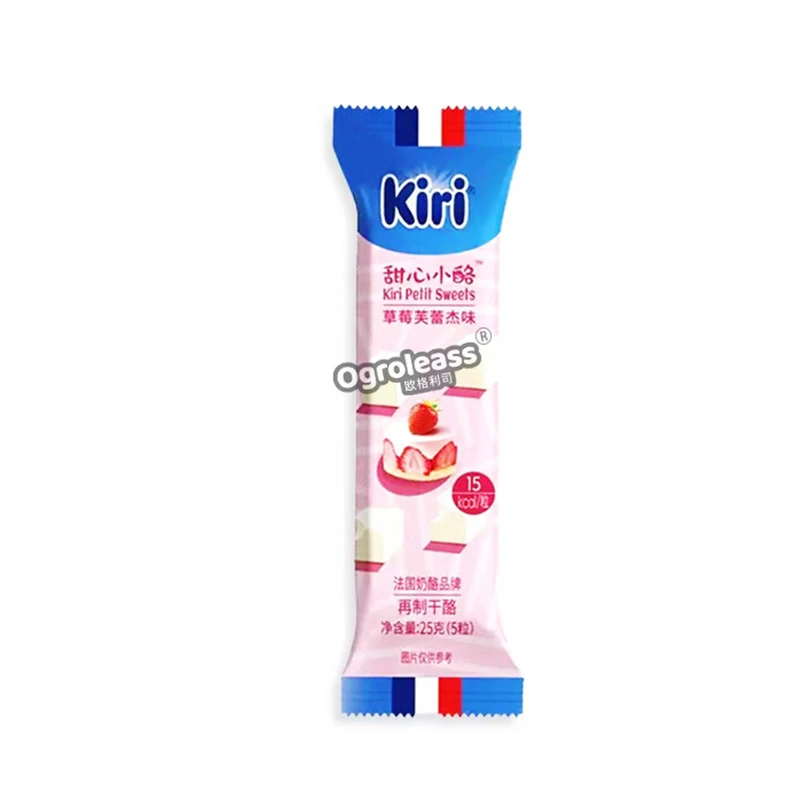 Kiri/凯芮Kiri凯芮甜心小酪奶酪25g(内含5粒)/条(草莓芙蕾杰味)