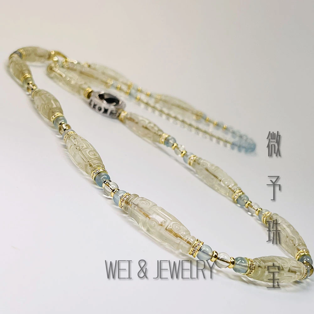 【微予能量】【富婆十三强】利比亚九眼陨石超暴力项链招财发其一
