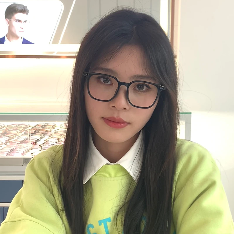 时尚防蓝光辐射眼镜框男女通用高端近视眼镜大脸显瘦圆脸百搭韩版
