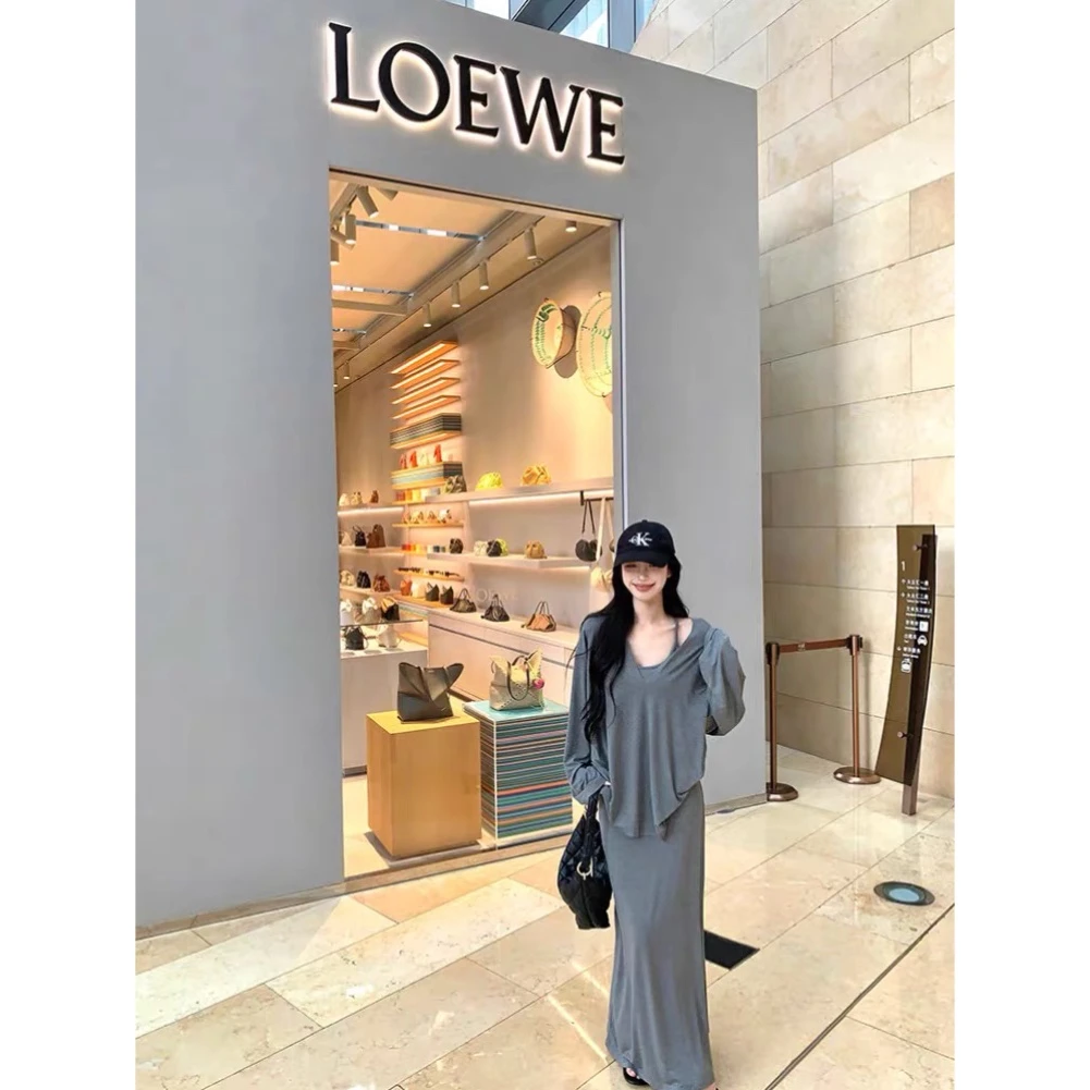 CIAOKISS·【反转慵懒】设计感街头慵懒风宽松显瘦垂感两件套套装