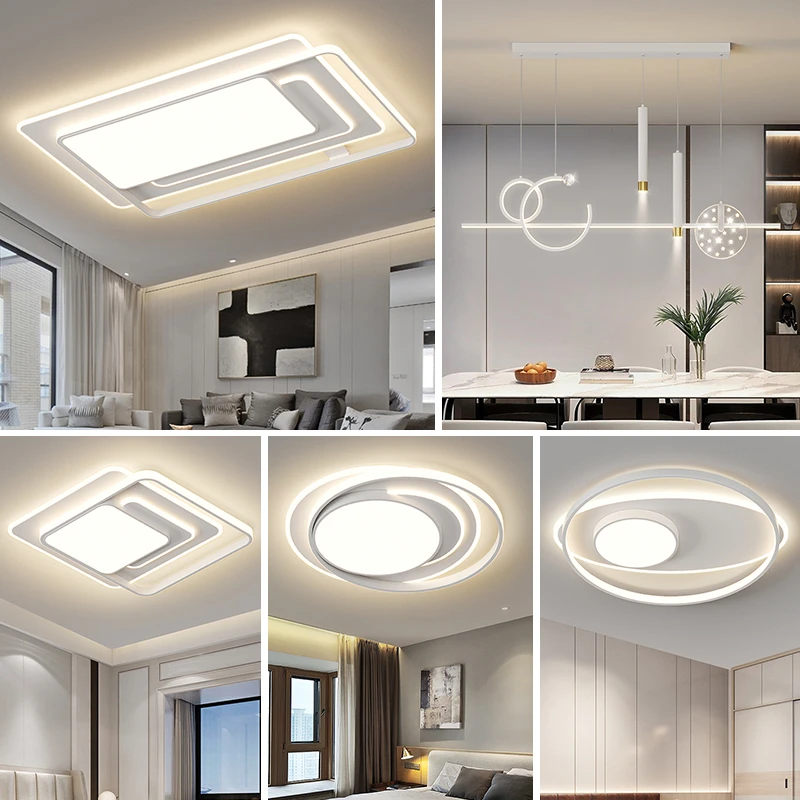 客厅主灯现代简约大气led大厅吸顶灯2025年新款灯具全屋组合套餐