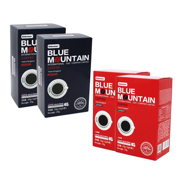 sidonian蓝山特浓咖啡蓝山原味咖啡各两盒