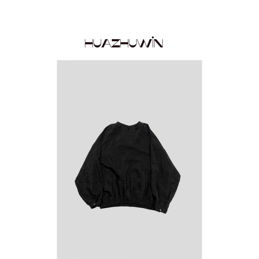 HZ-私服款超级舒服套头黑色防晒衬衫