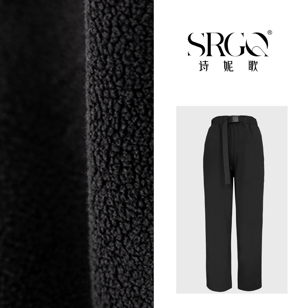 诗妮歌2024秋冬款【漫步山野】女式三防软壳运动宽松防风休闲裤