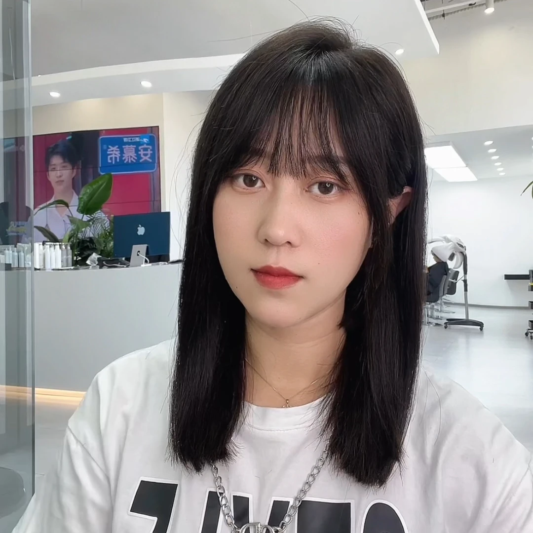 35厘米刘海款女士全头套