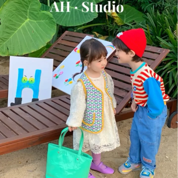 【编号100-180】小面包童装AH春秋女童儿童百搭时尚小童春款秋季