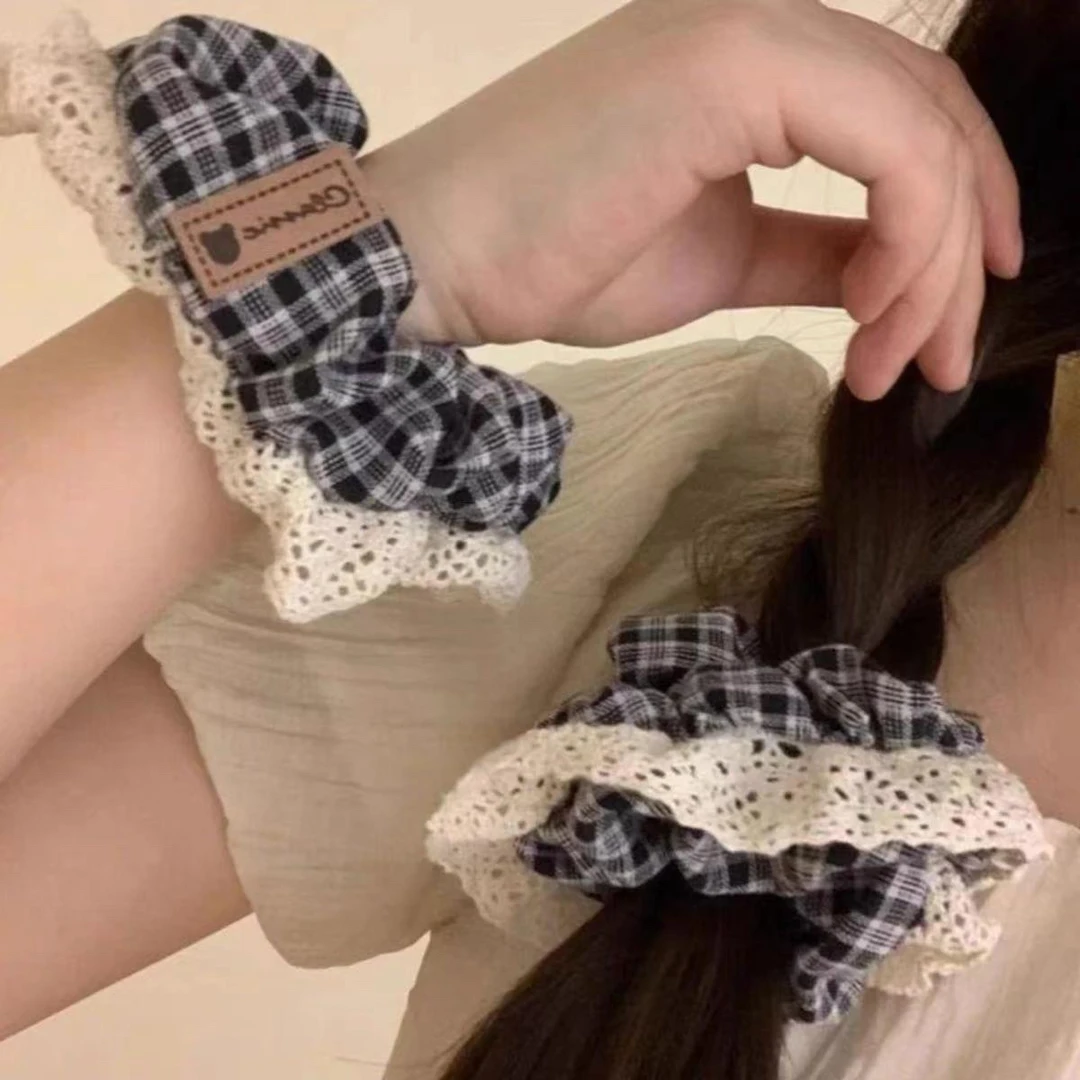 【10个装】ins风时尚百搭可爱甜美大肠发圈温柔复古气质发饰发圈