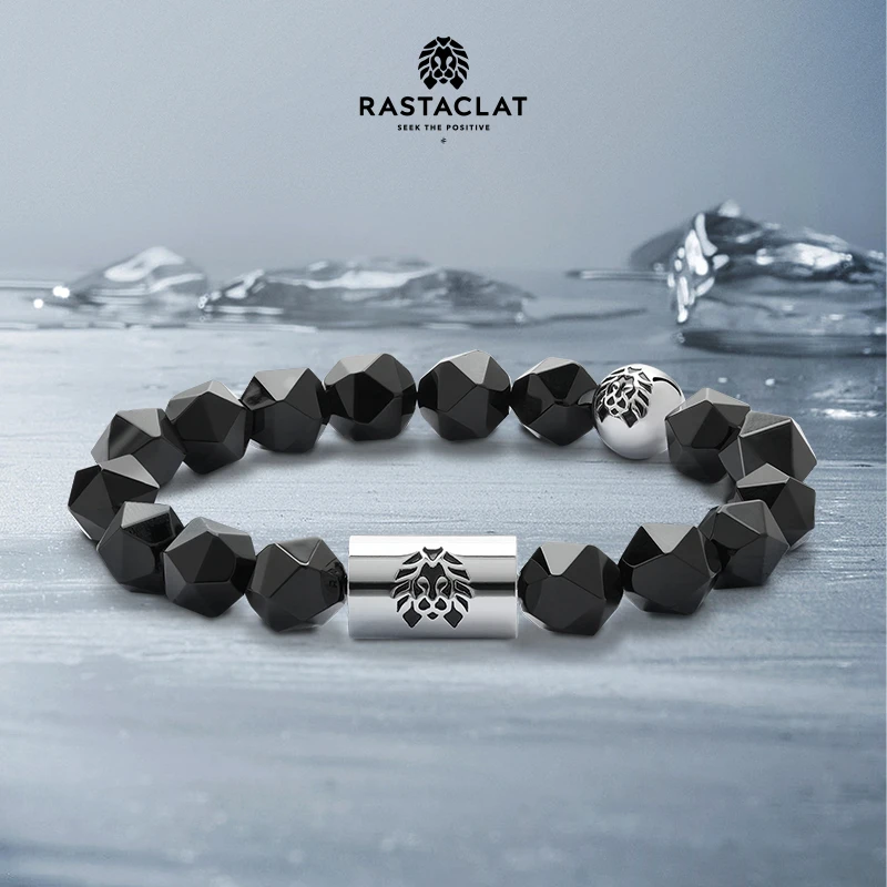 RASTACLAT【小狮粉专属】青丝墨 玛瑙男女情侣小狮子国风手串礼物