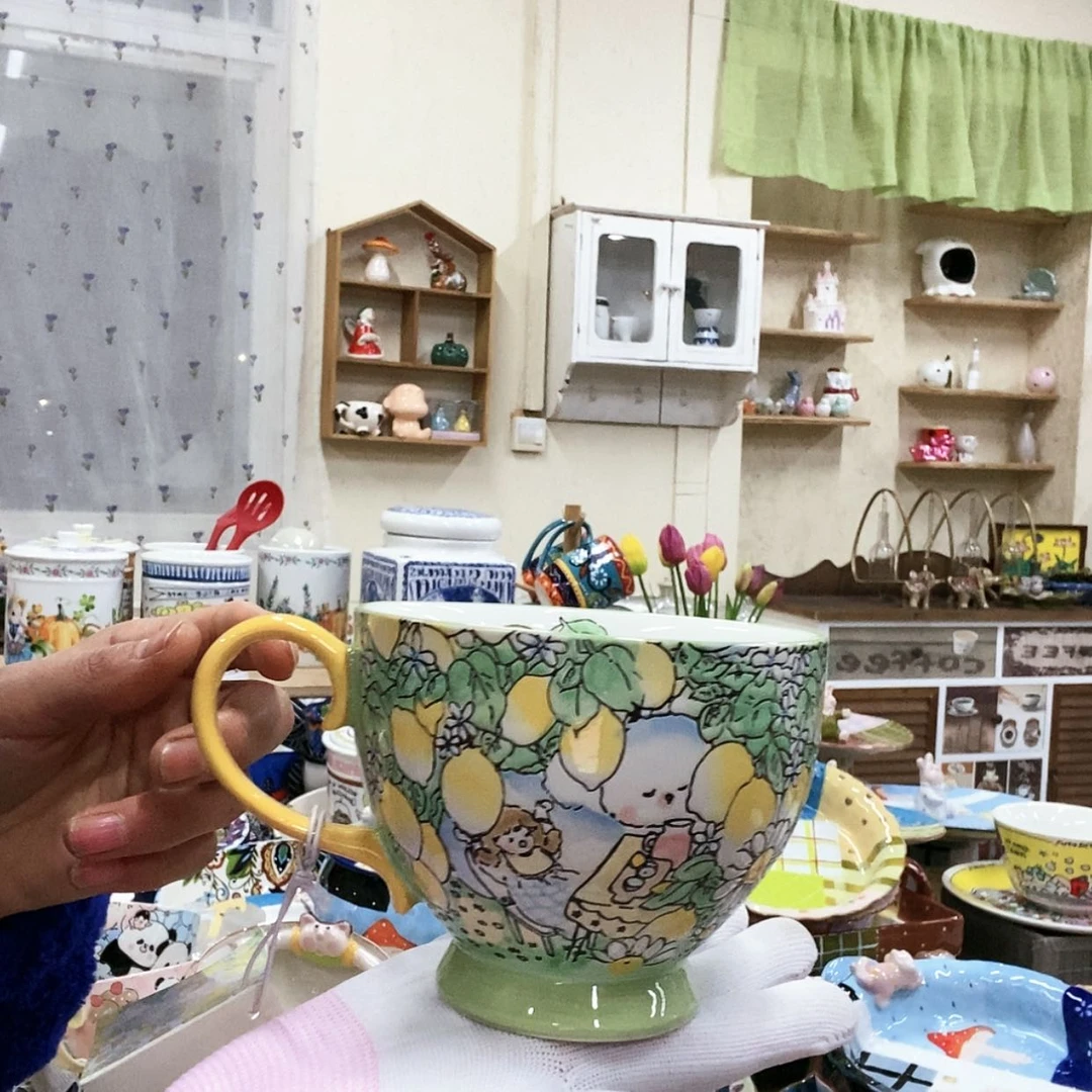 【闪购商品】瓷盘j****1杯