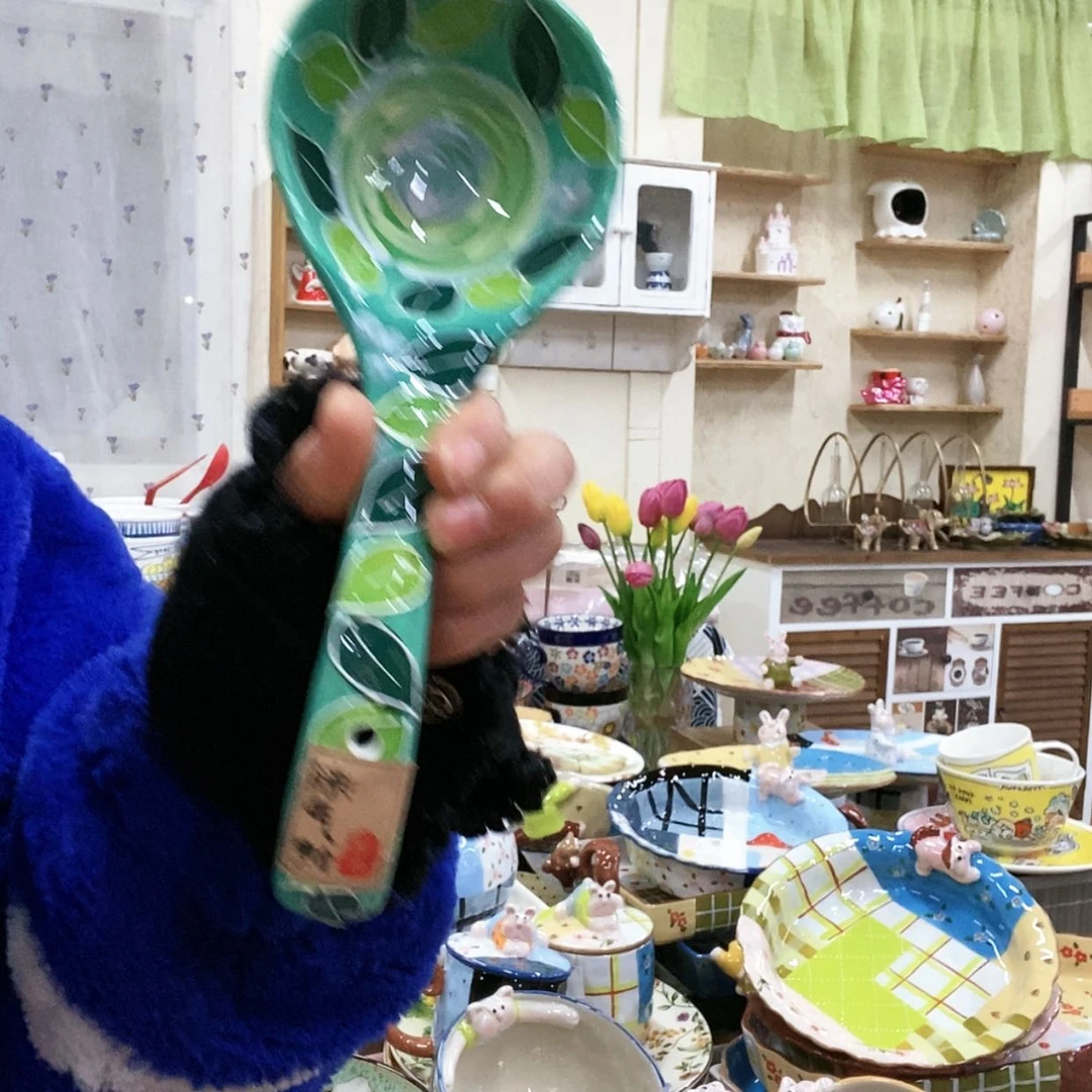 【闪购商品】瓷盘用****7勺子