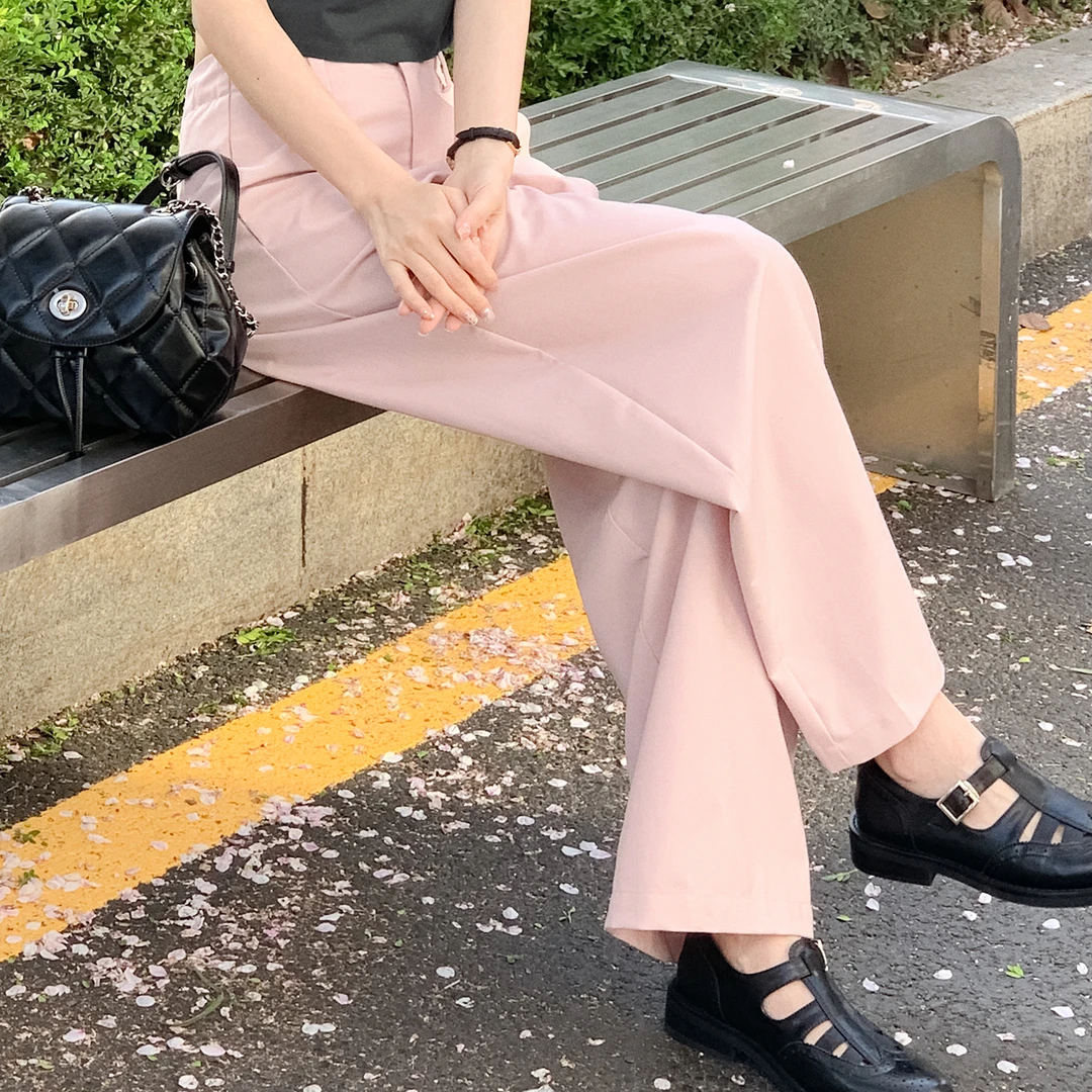 现货-【弧形灵感】直筒休闲裤FS405X002