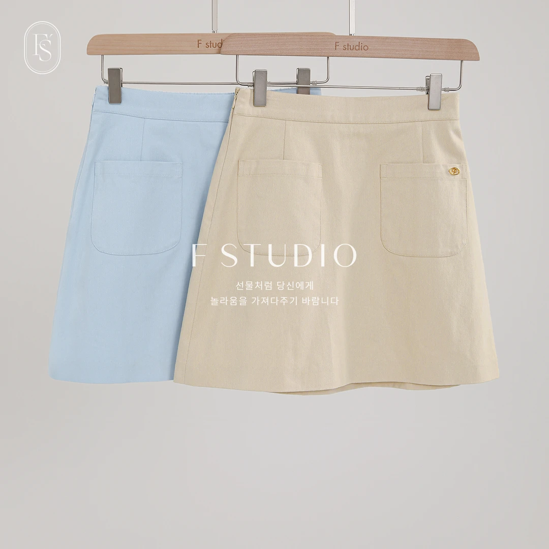 「现货」【口袋市集】大口袋短裙FS403X027