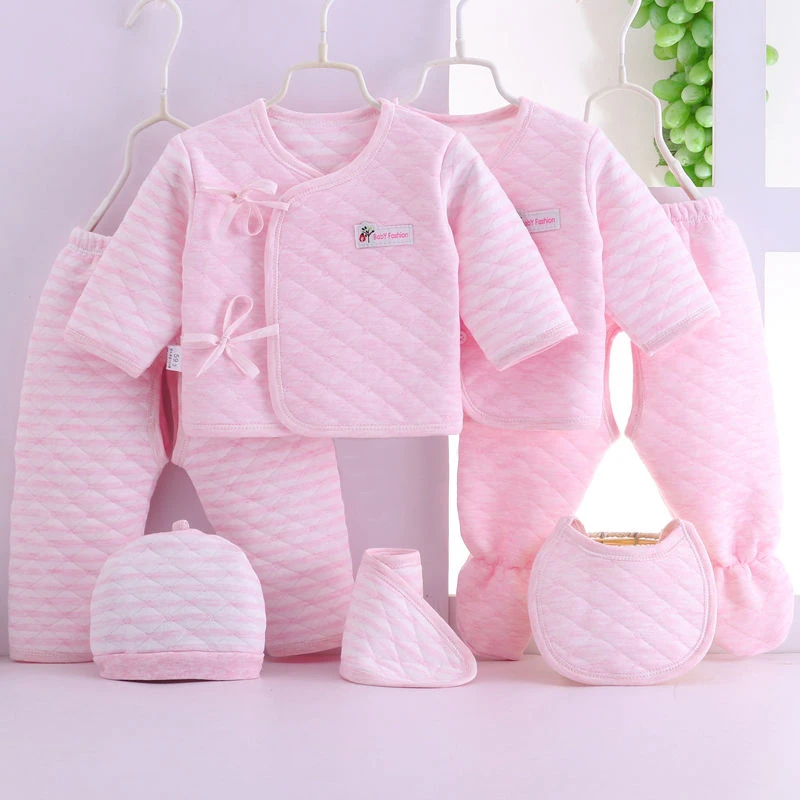 新刚初出生婴儿0到3个月保暖衣服套装纯棉男女宝宝用品春春秋季款