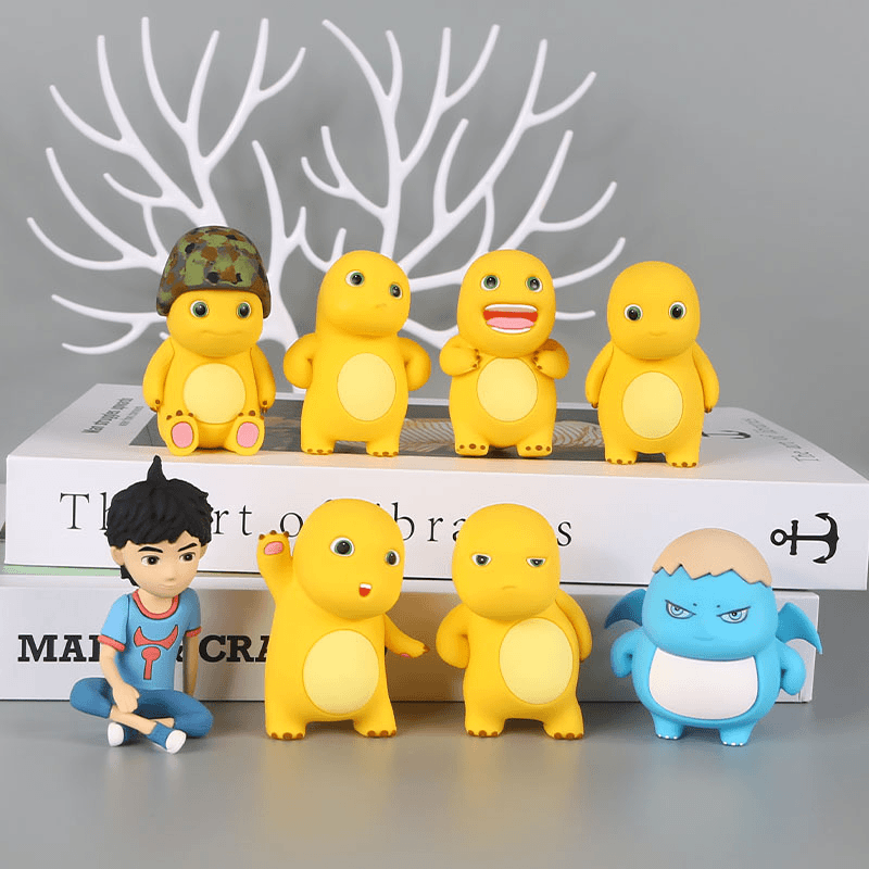 小奶龙手办正品玩偶摆件潮玩盲盒玩具可爱卡通公仔正版倔强歪头龙