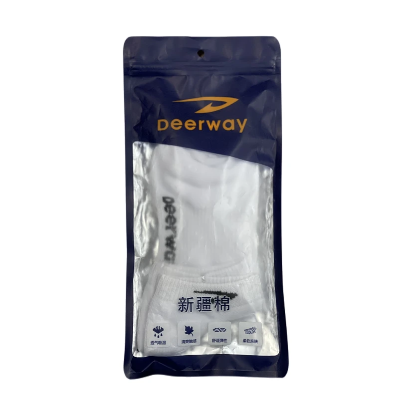 Deerway/德尔惠夏季薄款透气短袜精梳棉耐磨吸汗运动袜