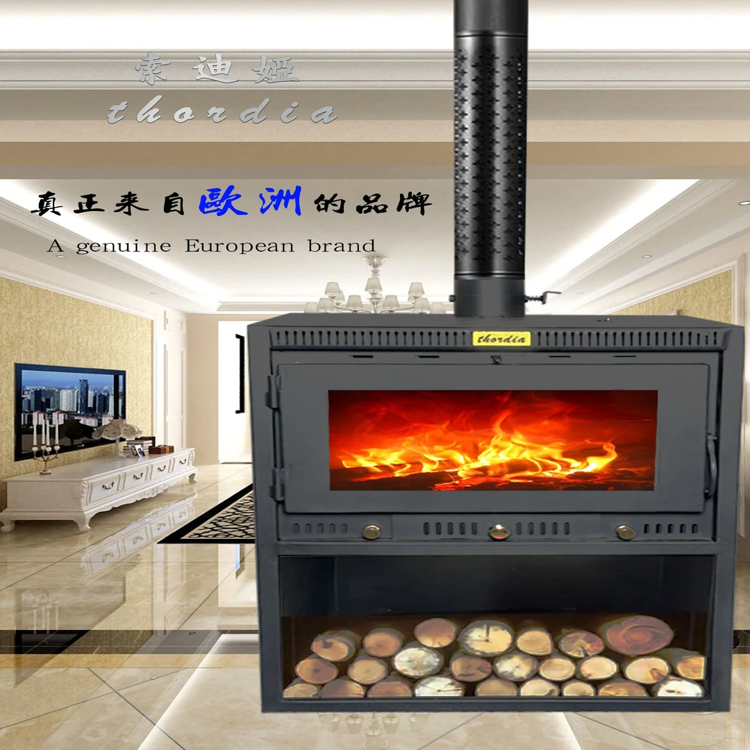 欧式室内真火燃木壁炉畅享60型取暖安全家居别墅娱乐场所装饰家用