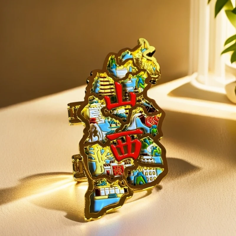 山西宝藏山西文创打开山西蝴蝶留言冰箱贴文创纪念品特色冰箱贴