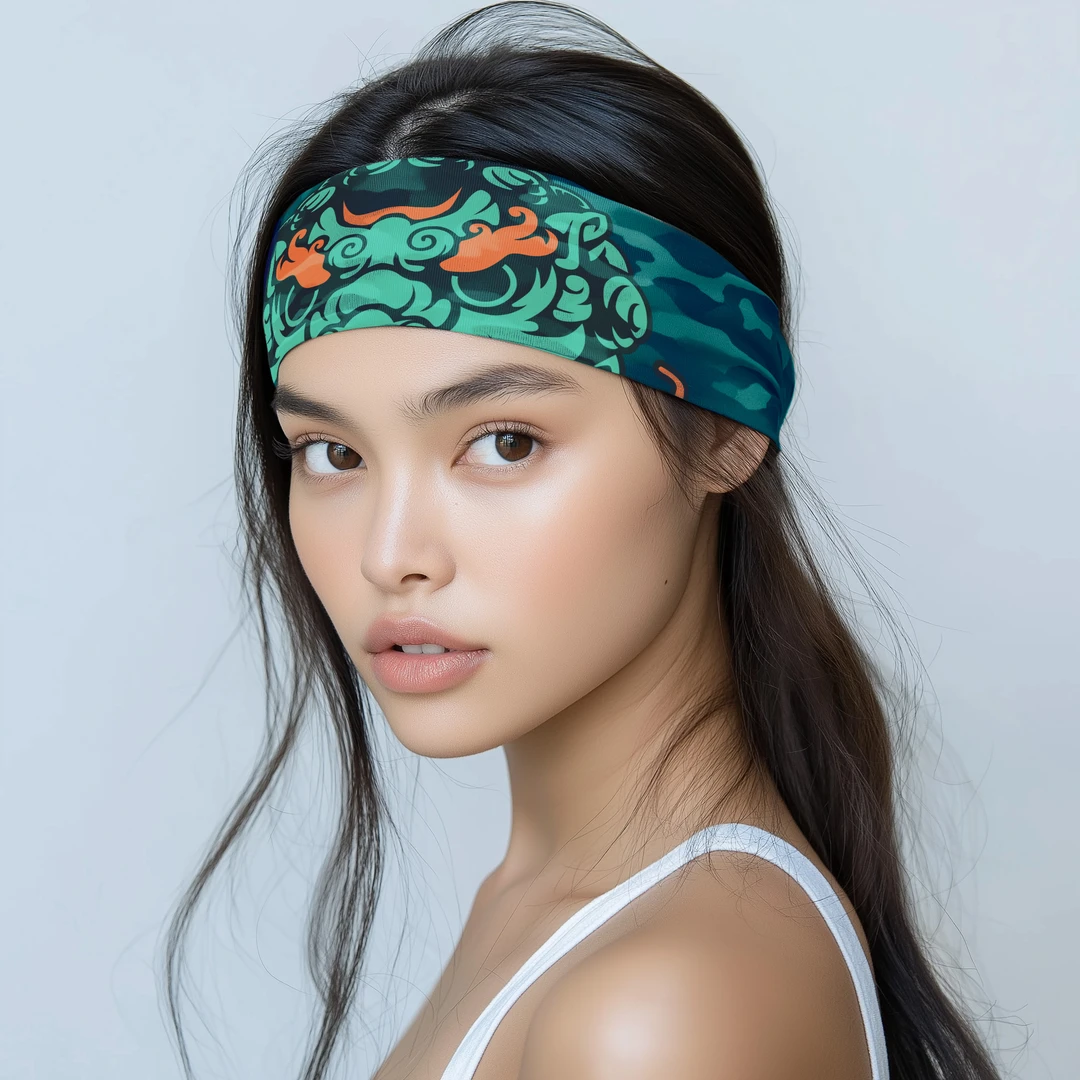 忻州五台山文创大朝台时尚围脖迷彩防紫外线面罩魔术头巾山西优选