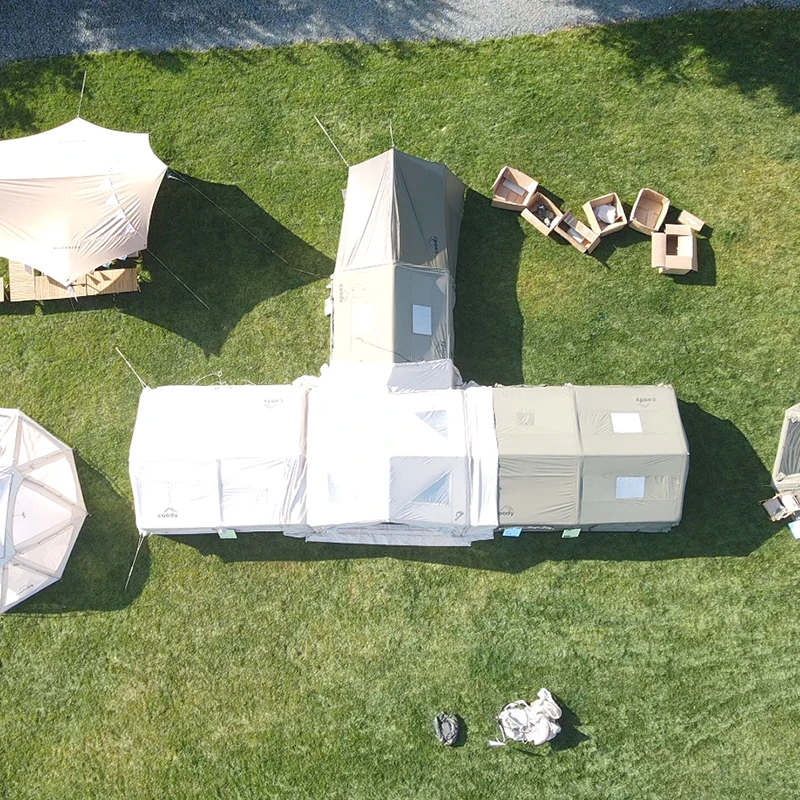 Coody【组合链接】屋脊系列军鑫户外露营野营防雨