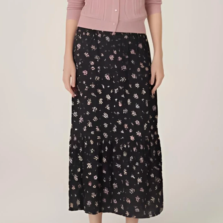 【303半裙】薇乐女装针织套装气质长袖秋季女士收腰时尚百搭温柔