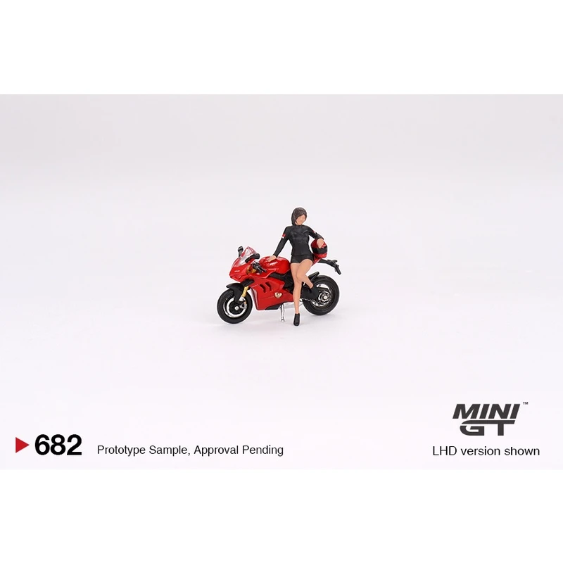 MINI GT 1:64 Ducati 杜卡迪 Panigale V4 配人偶 合金车模