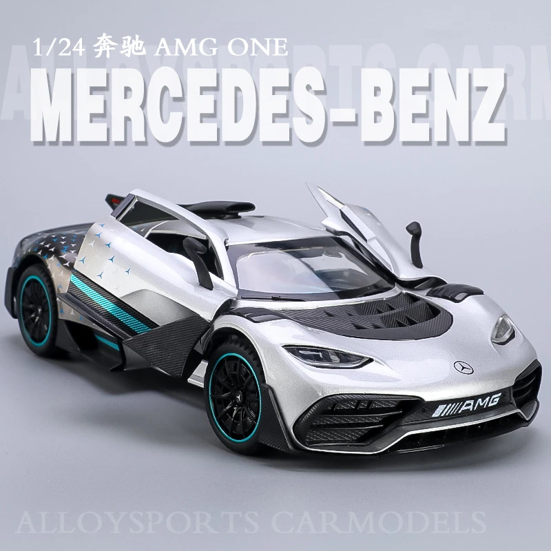 奔弛AMG ONE合金车模型仿真汽车模型玩具车1:24精致收藏摆件礼品