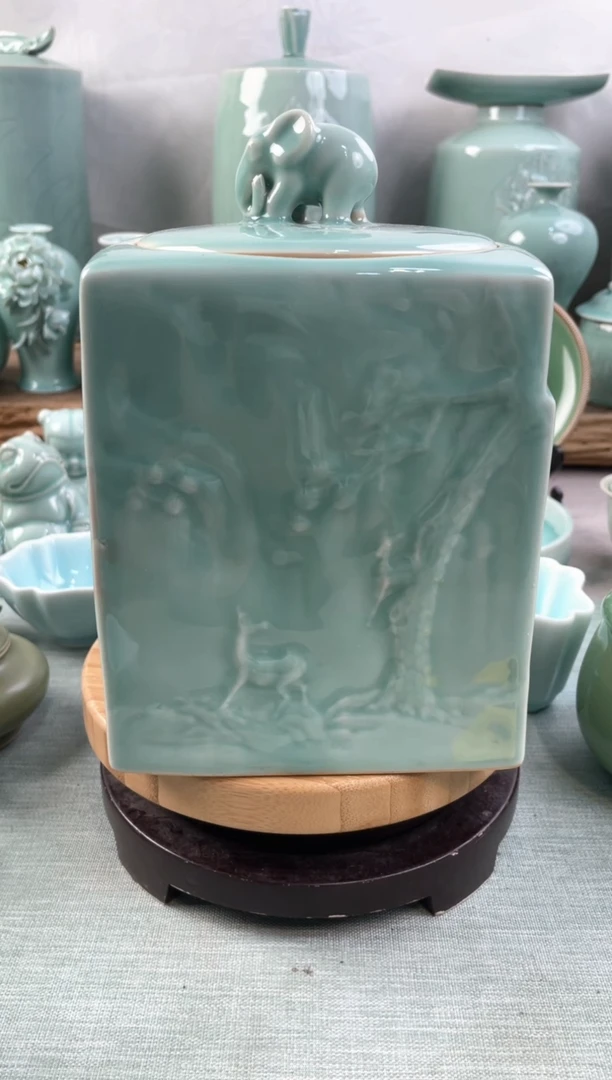 【闪购商品】特价 微瑕 慧仙青瓷