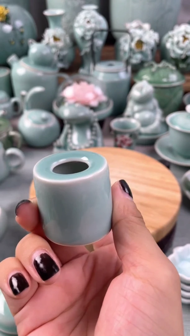 【闪购商品】特价 微瑕 慧仙青瓷
