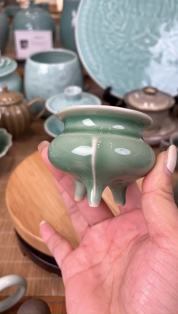 【闪购商品】瓷微瑕 慧仙青瓷