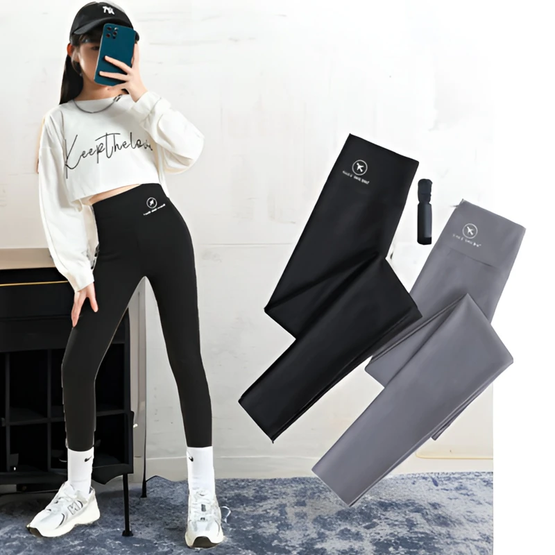 女童鲨鱼裤秋冬加绒外穿裤儿童打底裤芭比裤正版女孩大童打底裤子