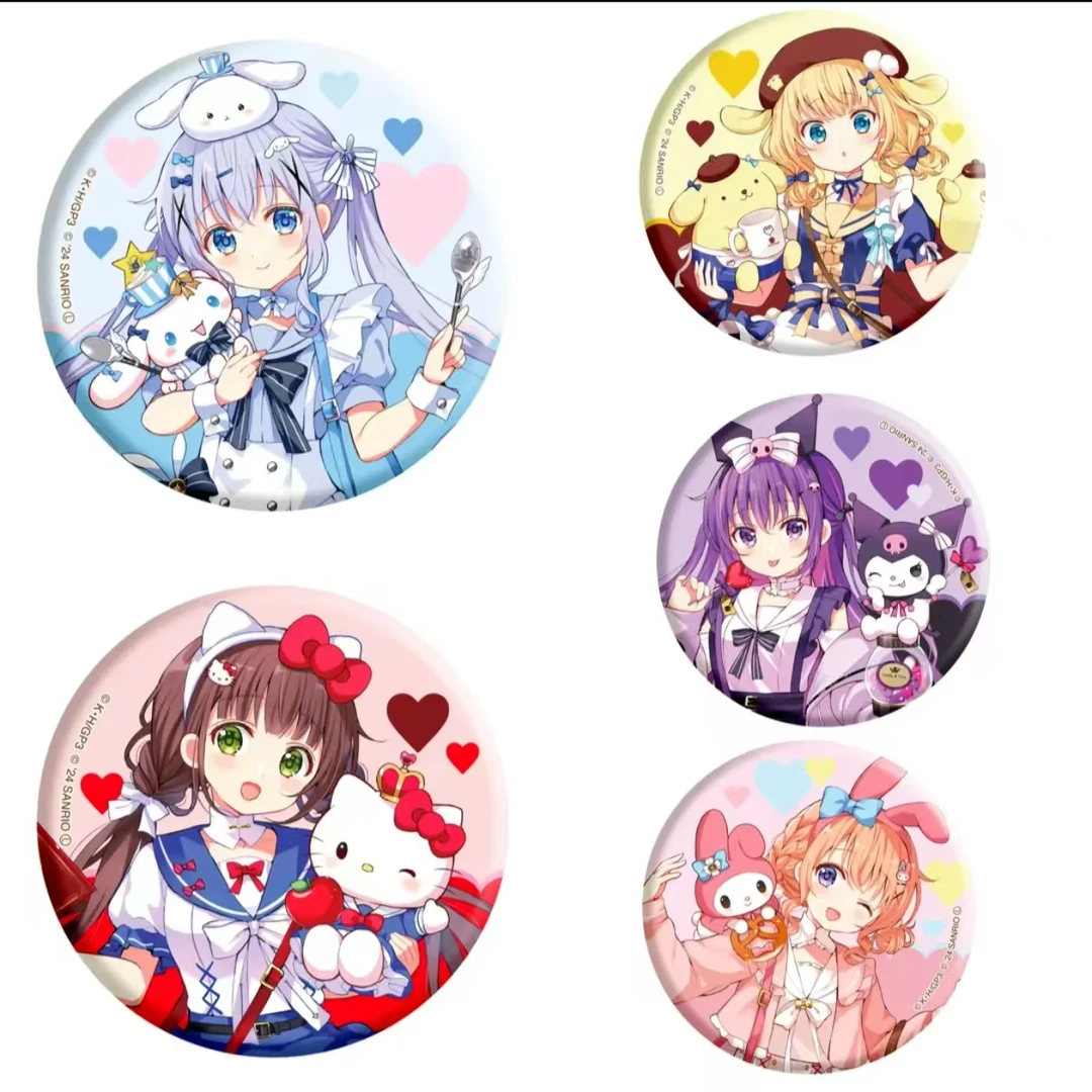 点兔 三丽鸥联名吧唧徽章 请问要来点兔子吗 日版正版动漫周边