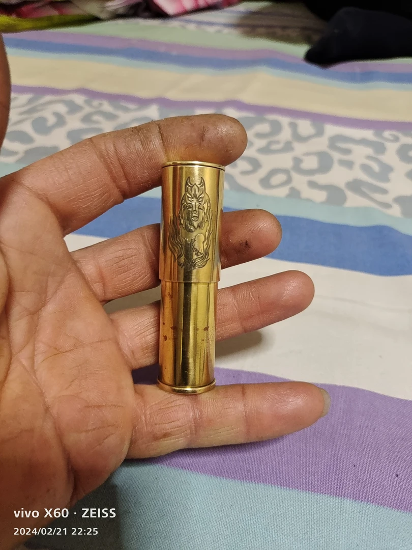 纯手工制作蛋壳煤油打火机